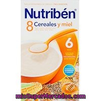 8 Cereales Con Miel Nutriben, Caja 600 G
