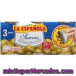 Aceitunas Rellenas Suaves La Española, Pack 3x50 G