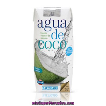 Agua De Coco, Hacendado, Brick 330 Cc