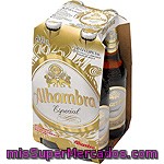 Alhambra Cerveza Rubia Nacional Especial Pack 4 Botellas 33 Cl