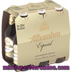 Alhambra Especial Cerveza Rubia Pack 6 Botellas 25 Cl