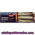 Aliada Sardinas En Escabeche Pack 2 Lata 80 G