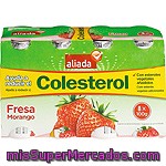 Aliada Yogur Líquido Fresa Ayuda A Reducir El Colesterol Pack 8 Unidades 100 G