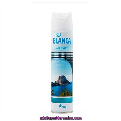 Ambientador Spray Isla Blanca, Bosque Verde, Bote 300 Cc