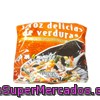 Arroz Tres Delicias De Verdura Congelado, Hacendado, Paquete 600 G