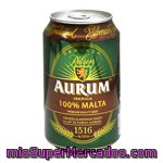 Aurum Cerveza 100% Malta Lata 33cl