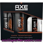 Axe Set Dark Temptation Desodorante + Gel + After Shave 1u