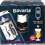 Bavaria 8.6 Cerveza Rubia De Holanda Pack 4 Lata 50 Cl