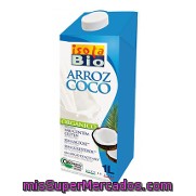 Bebida Ecológica De Arroz Y Coco Isola Bio 1 L.