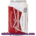 Budweiser Cerveza Rubia Americana Lata 33 Cl