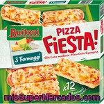 Buitoni Fiesta Formaggi Pizza 3 Quesos 12 Unidades Estuche 500 G