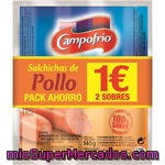 Campofrio Salchichas Pollo Pack 2 Envase 280 G