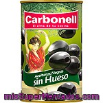 Carbonell Perlas Del Guadalquivir Aceitunas Negras Sin Hueso Lata 150 G Neto Escurrido