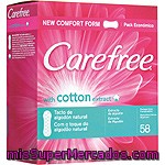 Carefree Protege Slips Cotton Transpirables Caja 58 Unidades