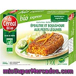 Cereal Bio Hamburguesa Vegetal Con Bulgur Y Espelta Con Verduras Ecológica Envase 200 G