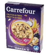 Cereales Fruits & Fibres Carrefour 500 G.