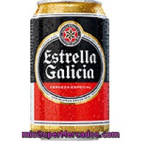 Cerveza Pilsen Lata Sleek Estrella Galicia 33 Cl.