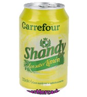 Cerveza Shandy Con Sabor Limón Carrefour 33 Cl.