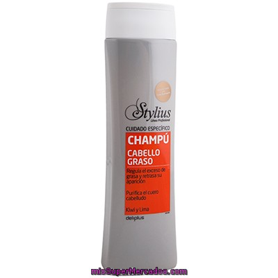 Champu Cabello Graso Stylius, Deliplus, Botella 400 Cc