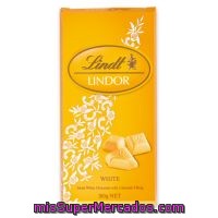 Chocolate Blanco Lindt Lindor, Tableta 100 G
