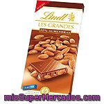 Chocolate Con Leche-almendras Lindt Les Grandes , Tableta 150 G