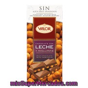 Chocolate Con Leche Y Avellanas 0% Azúcares Añadidos Valor 150 G.