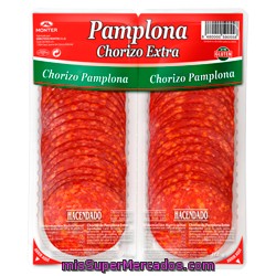Chorizo Pamplona Lonchas, Hacendado, Pack 2 X 112.5 G - 225 G