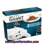 Comida Para Gato Con Buey, Pollo, Conejo Y Salmón Multipack Purina Pack 8 X 85 Gr