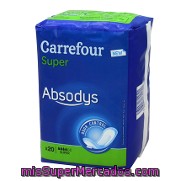 Compresa Incontinencia Super Absodys Carrefour 20 Ud.