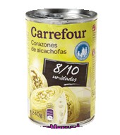 Corazones De Alcachofa 8/10 Carrefour 240 G.