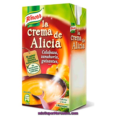 Crema Alicia Knorr 500 Ml.
