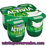 Danone Activia Yogur Natural Pack 4 Unidades 125 G