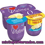 Danone Vitalinea Yogur Desnatado Limón Pack 4 Unidades 125 Gr