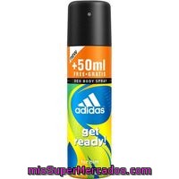 Desodorante Get Ready Body Adidas, Spray 200 Ml