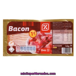 Dia Bacon Lonchas Envase 140 Gr