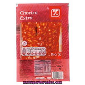 Dia Chorizo Extra Lonchas Sobre 100 Gr