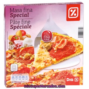 Dia Pizza Masa Fina Speciale Caja 350 Gr