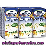 Don Simon Funciona Max Tropical Fruta + Leche Pack 6 Envase 20 Cl
