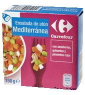 Ensalada Mediterránea De Atún Carrefour 157 G.