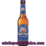 Erdinger Cerveza Rubia De Trigo Sin Alcohol Botella 33 Cl