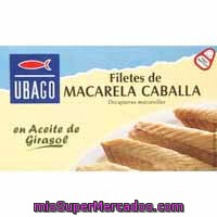 Filetes De Caballa En Aceite Vegetal Ubago 90 G.