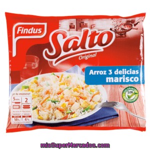 Findus Salto Arroz 3 Delicias Con Marisco Bolsa 500 Gr