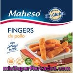 Fingers De Pollo Con Pechuga Entera Maheso 10 Ud.