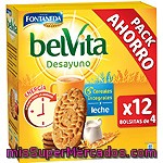Fontaneda Belvita Desayuno Con 5 Cereales Integrales Y Leche Pack Ahorro Estuche 600 G