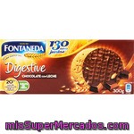 Fontaneda Digestive Galletas Con Fibra Y Chocolate Con Leche Caja 300 G