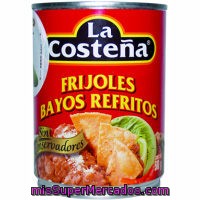Frijoles Refritos Bayos La Costeña, Lata 580 G