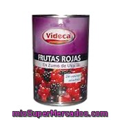 Frutas Rojas En Zumo Uva Sin Azucar Añadido (antioxidante), Videca, Bote 300 G Escurrido 110 G