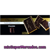 Galleta Chocolatina De Chocolate Negro (choc D' Or), Hacendado, Paquete 150 G