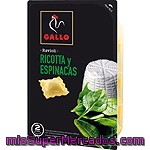 Gallo Ravioli Relleno De Queso Ricotta Y Espinacas 250g