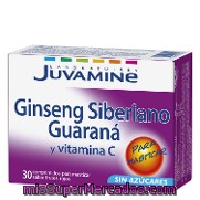 Ginseng + Guaraná + Vitamina C Juvamine 30 Ud.
